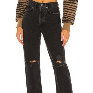 Agolde black 90s jean